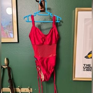 Kandi Kouture red leotard ❤️